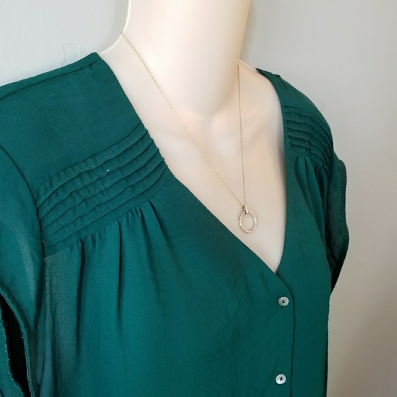 Circle necklace Vermeil Sterling Silver 925 dainty - Picture 4 of 6